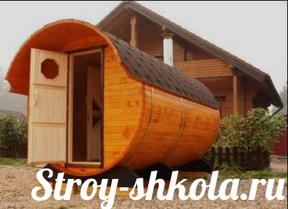 Баня бочка своими руками