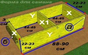 Форма для изготовления кирпича