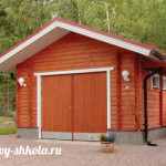 Гараж из бруса своими руками