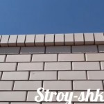Кладка кирпича на ребро
