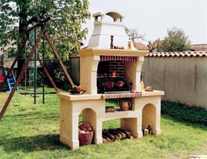 Печь барбекю из кирпича своими руками