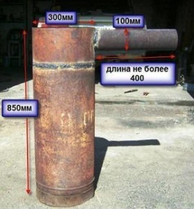 Приварка дымовой трубы к котлу