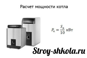 Расчет мощности котла отопления формула